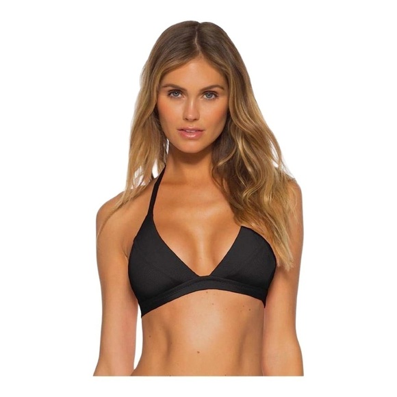 Becca Fine Line Halter Bikini Top NWOT - Picture 1 of 5